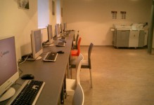 Общежитие Брно WindPoint интернет кафе для тех у кого еще нет ноутбука в комнате.