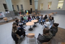 Первая в 2012 году встреча Разговорного клуба. Атриум FSS Масариков университет.