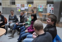Первая в 2012 году встреча Разговорного клуба. Атриум FSS Масариков университет.