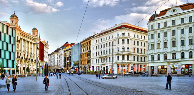 Площадь Свободы в Брно
